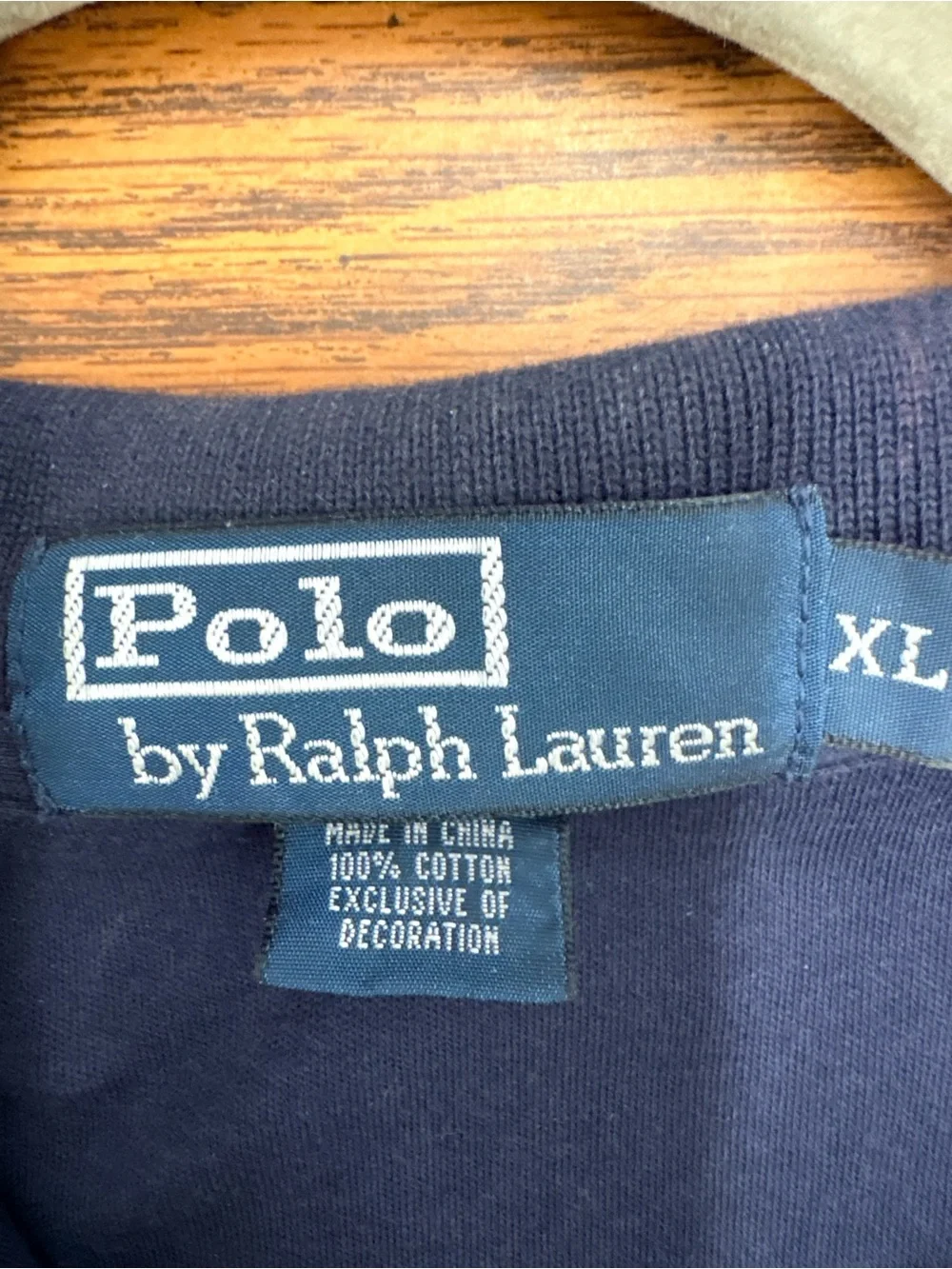 Ralph Lauren Navy Short-Sleeve Polo with Red Pony